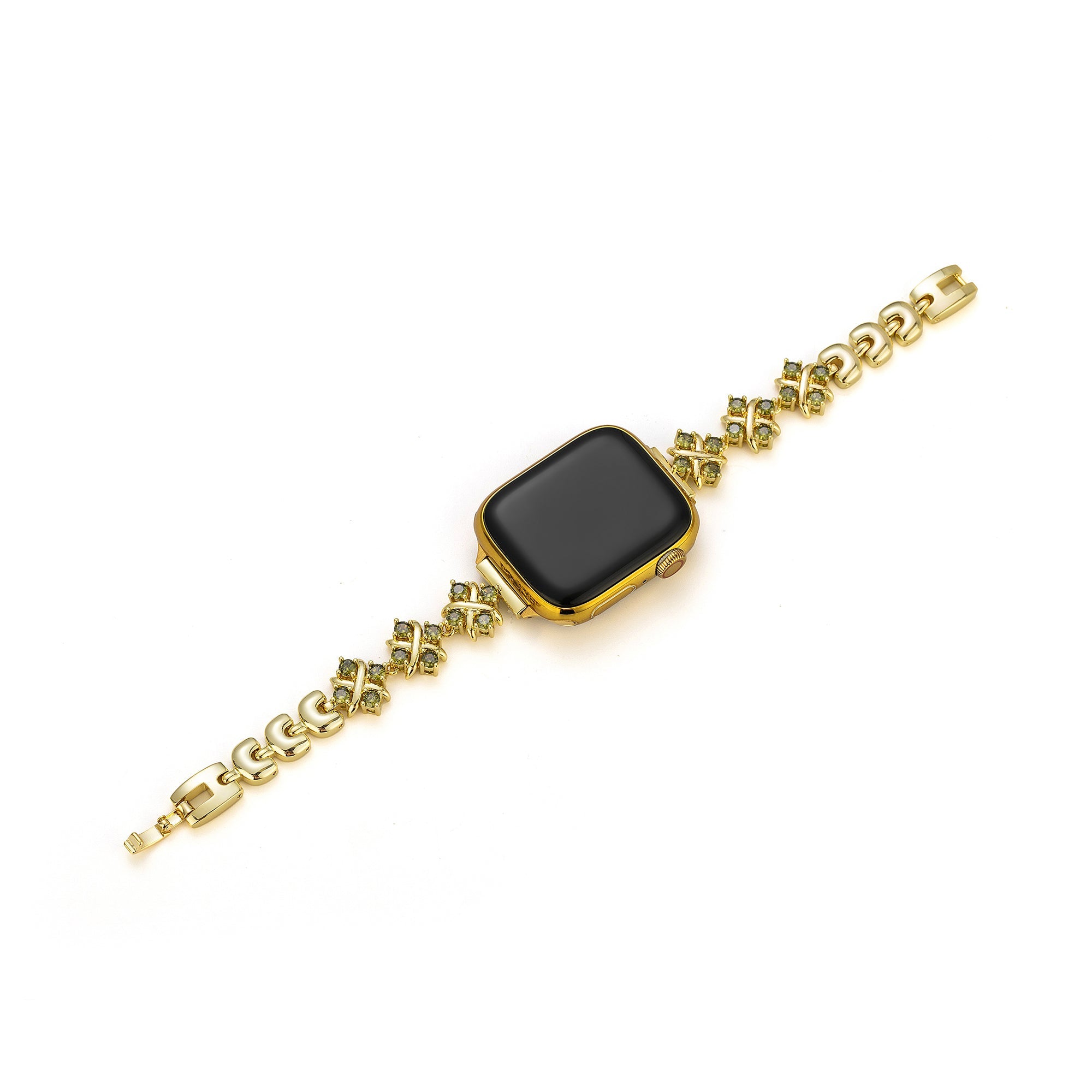 Zircon Petals Copper Watch Band
