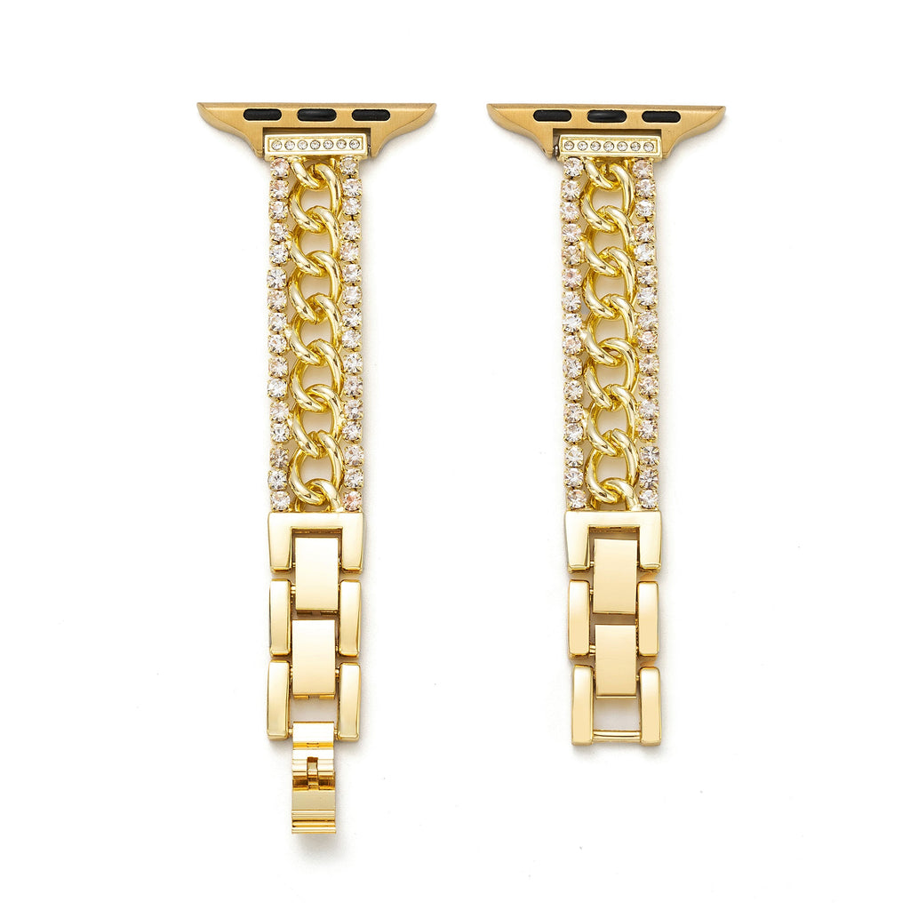 Shimmering Chain Metal Watch Band