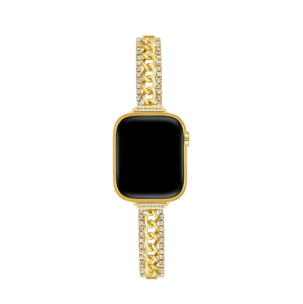 Shimmering Chain Metal Watch Band