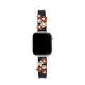Garden Blooms Leather Watch Band for Apple Watch