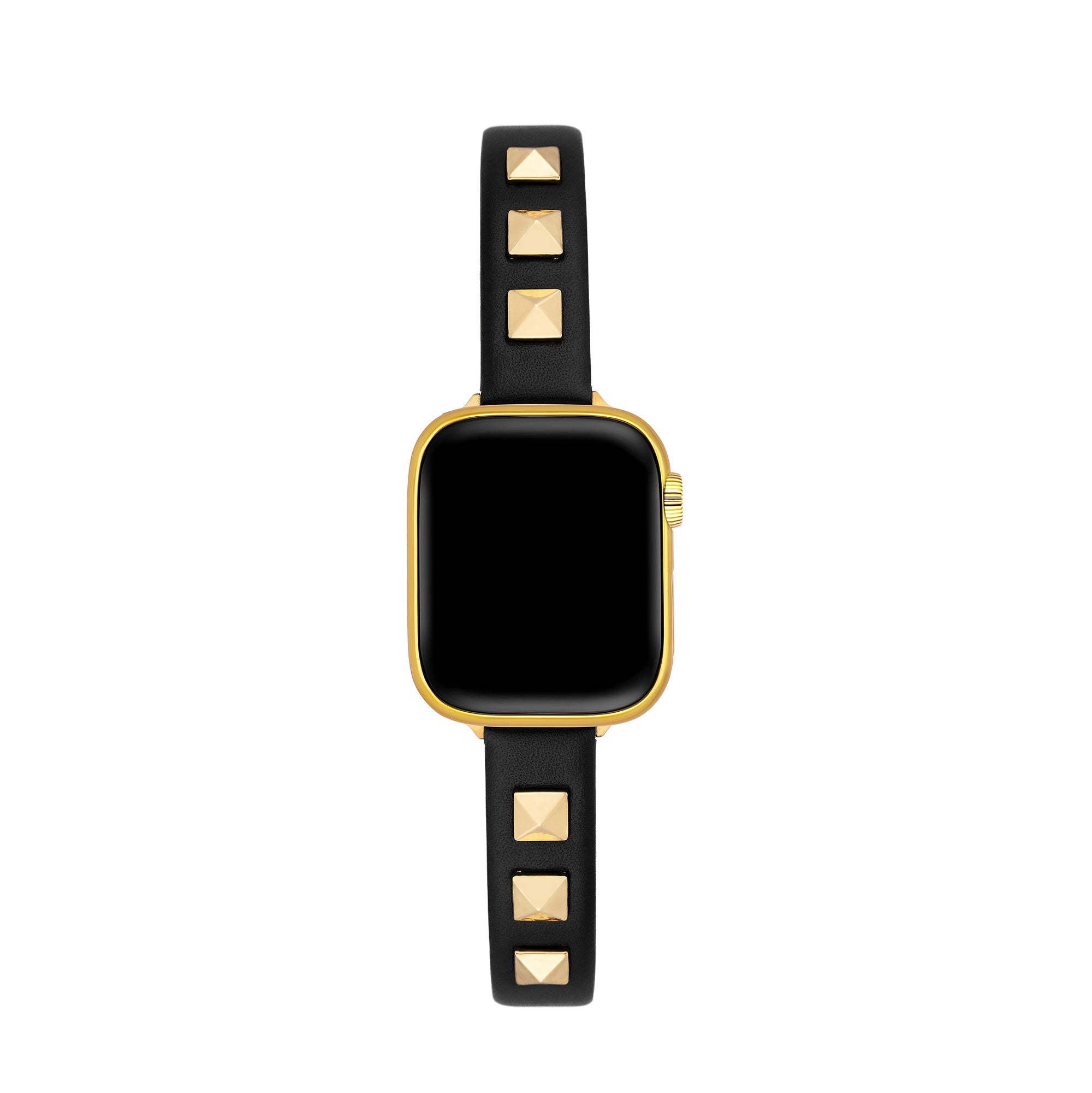 Chic Rivet-Studded Leather Watch Band for Apple Watch