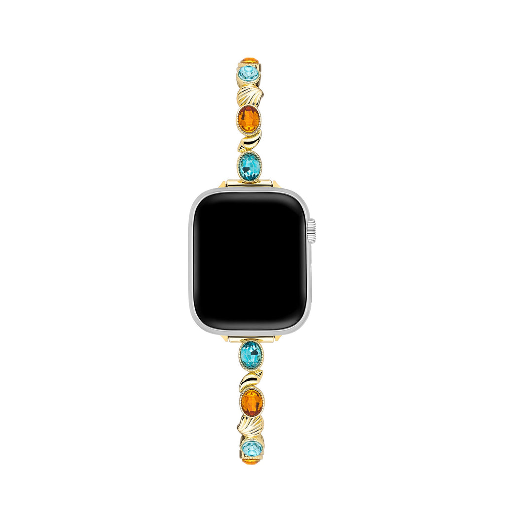 Tidal Gem 14k Gold Plated Watch Band for Apple Watch