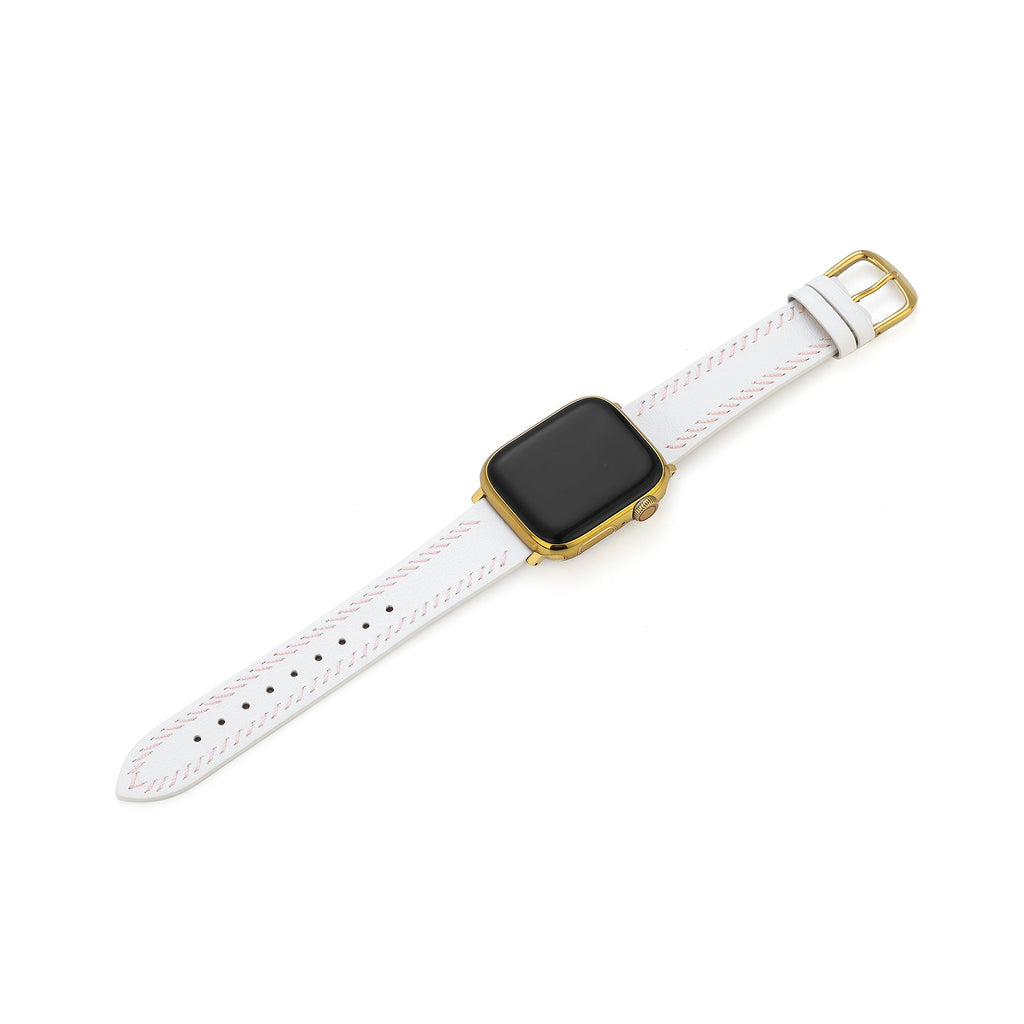 Unisex Stitching Leather Watch Band for Apple Watch