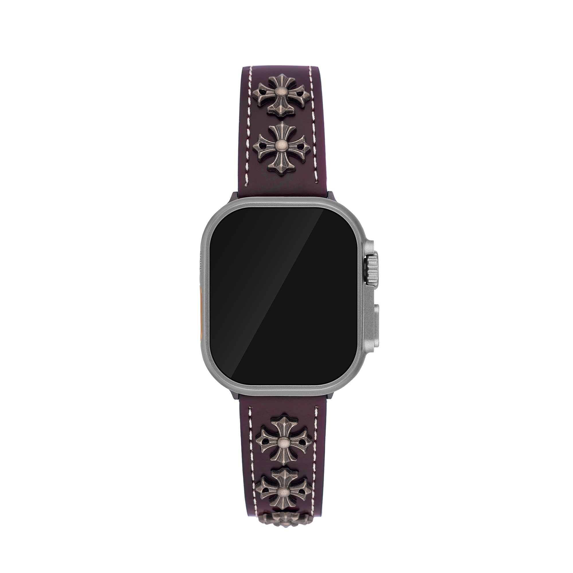 Unisex Cross Leather Watch Band for Apple Watch