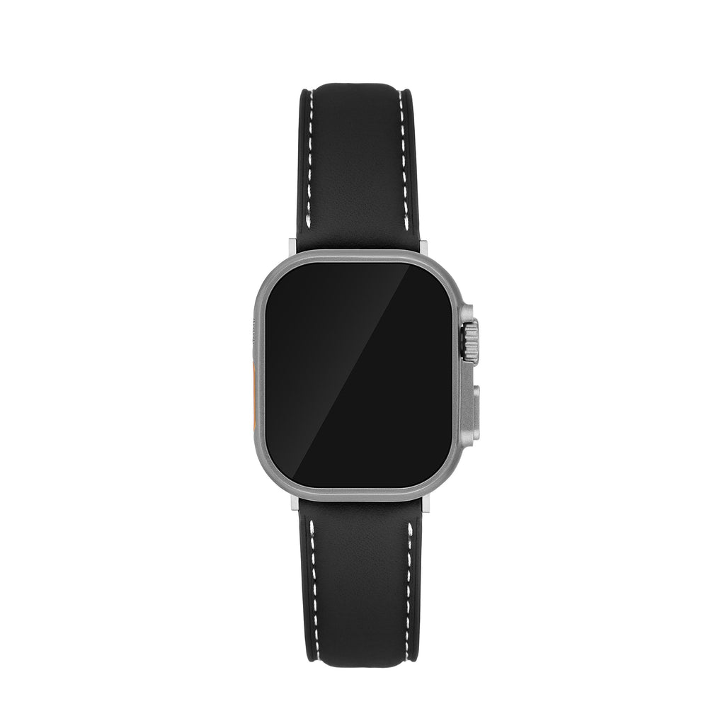 Unisex Basic Leather Watch Band for Apple Watch