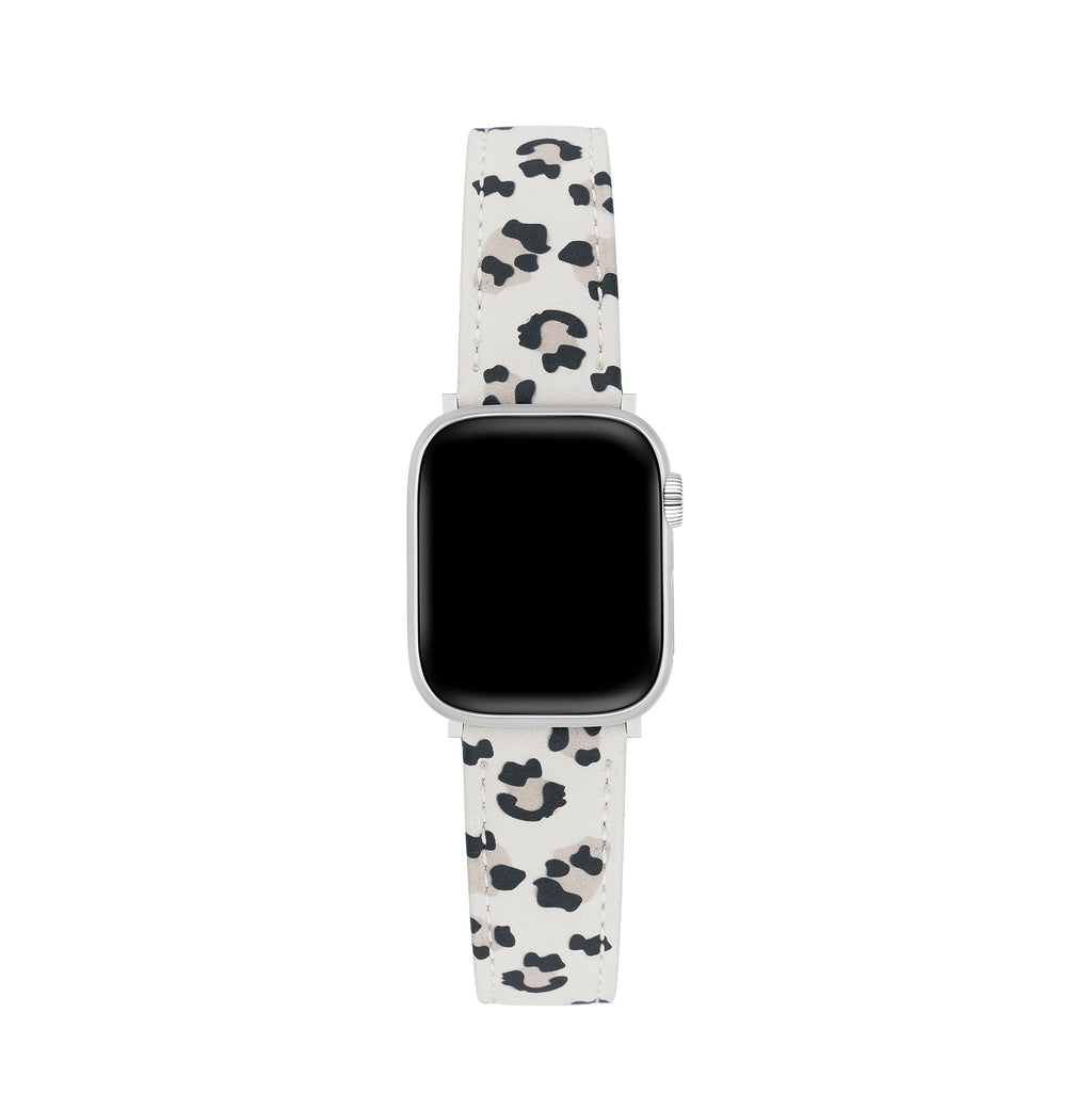 Leopard Print Leather Watch Band for Apple Watch