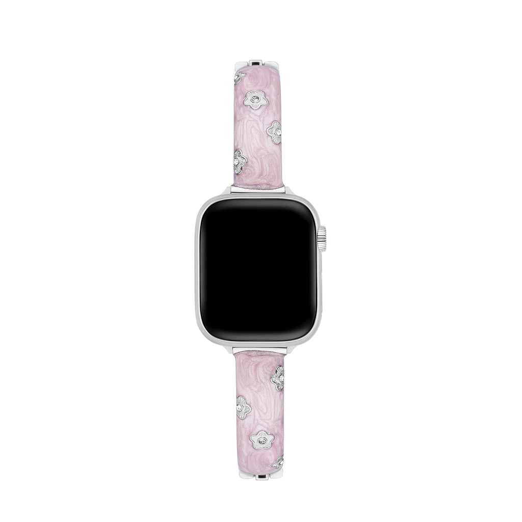 Floral Metal Watch Band for Apple Watch