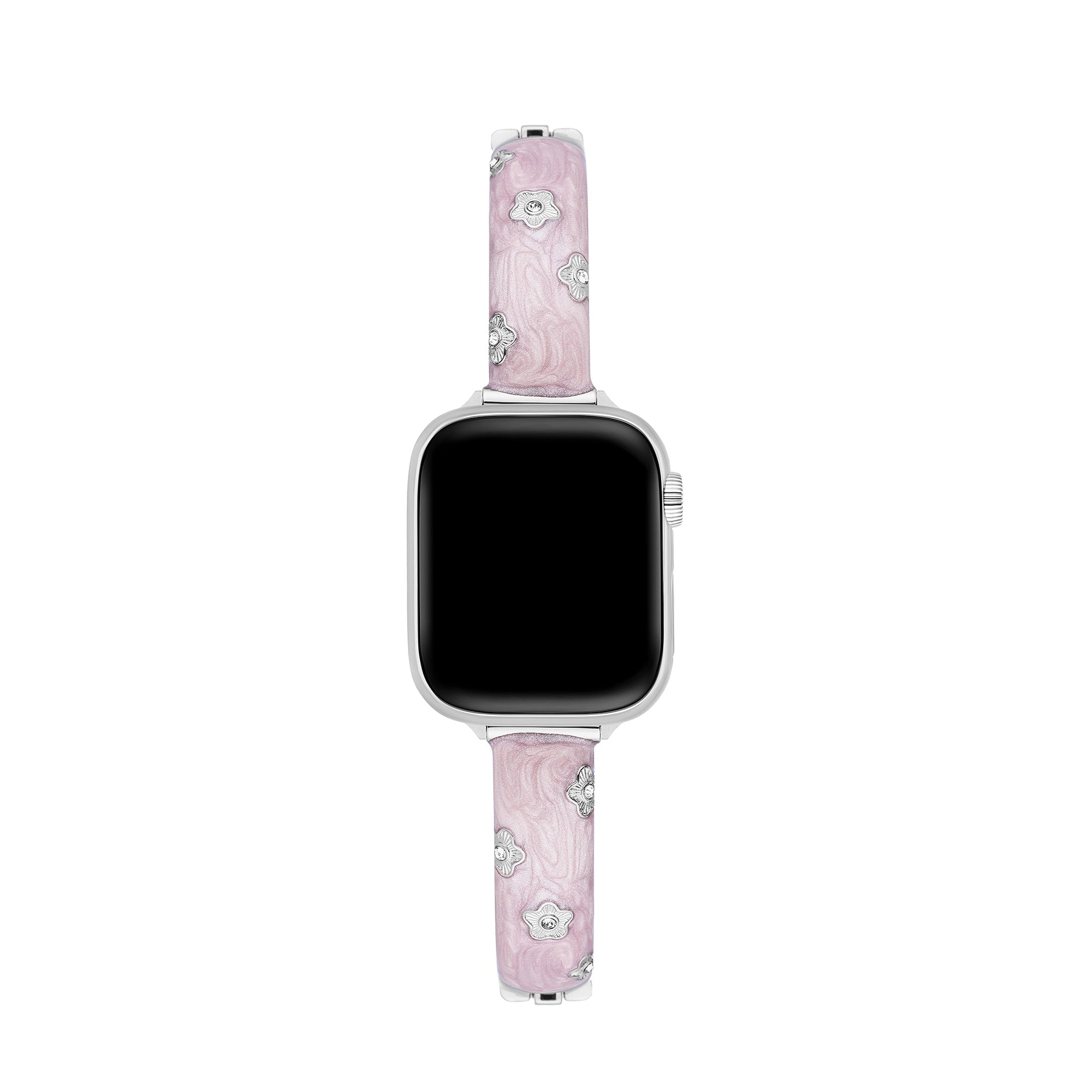 Floral Metal Watch Band for Apple Watch