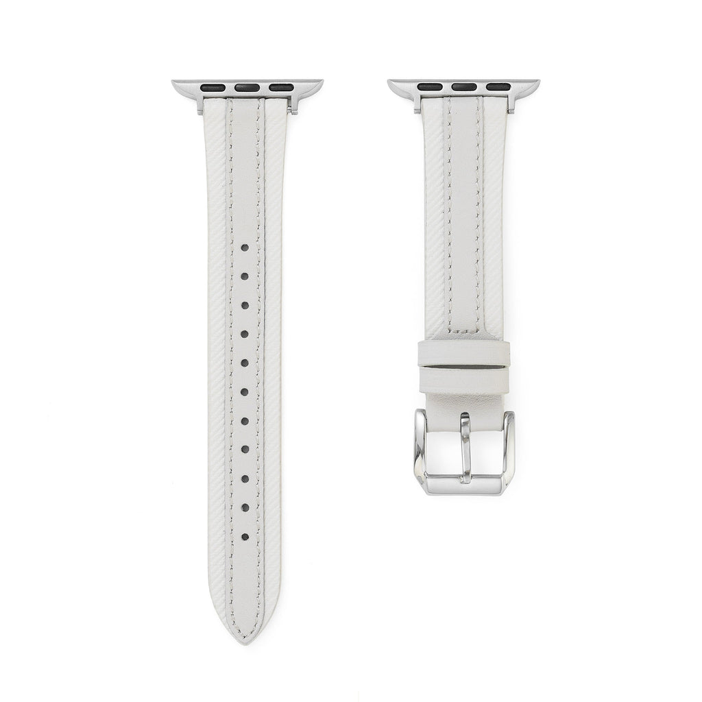 Women's Stitched Leather Watch Band for Apple Watch