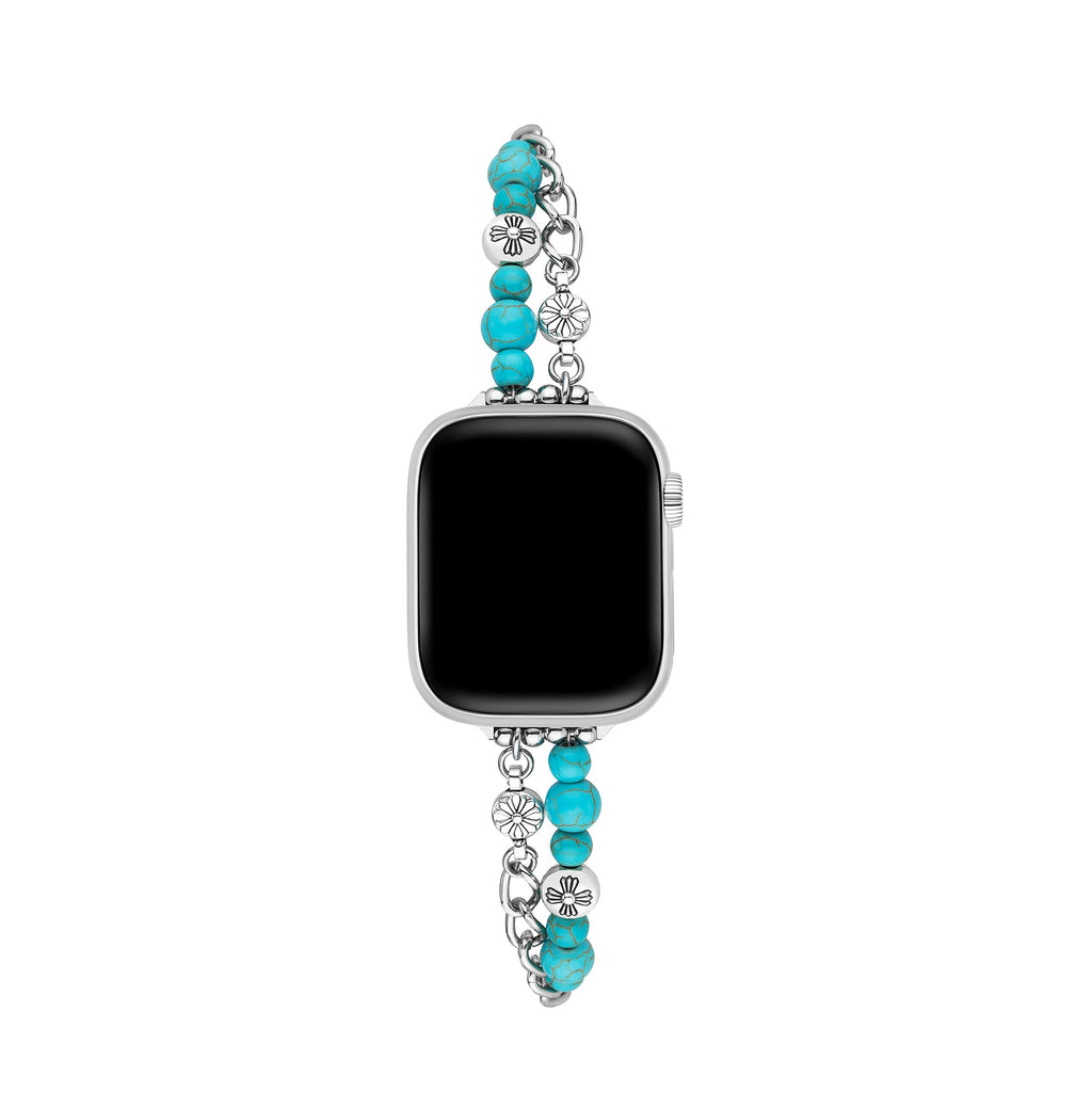 Turquoise Beaded Watch Band for Apple Watch