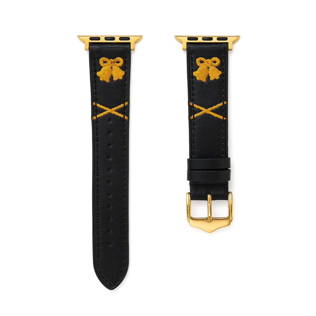 Christmas Bell Embroidered Watch Band for Apple Watch