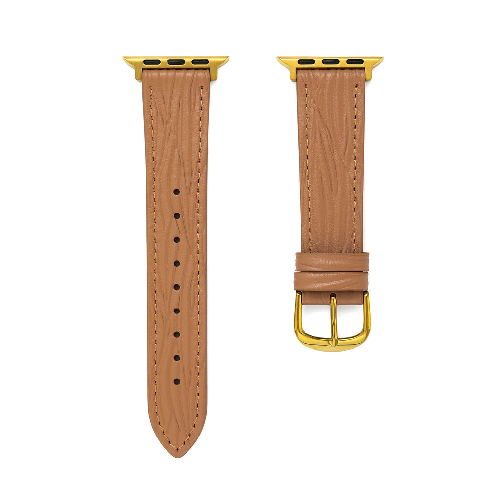 Grainy Leather Watch Band for Apple Watch