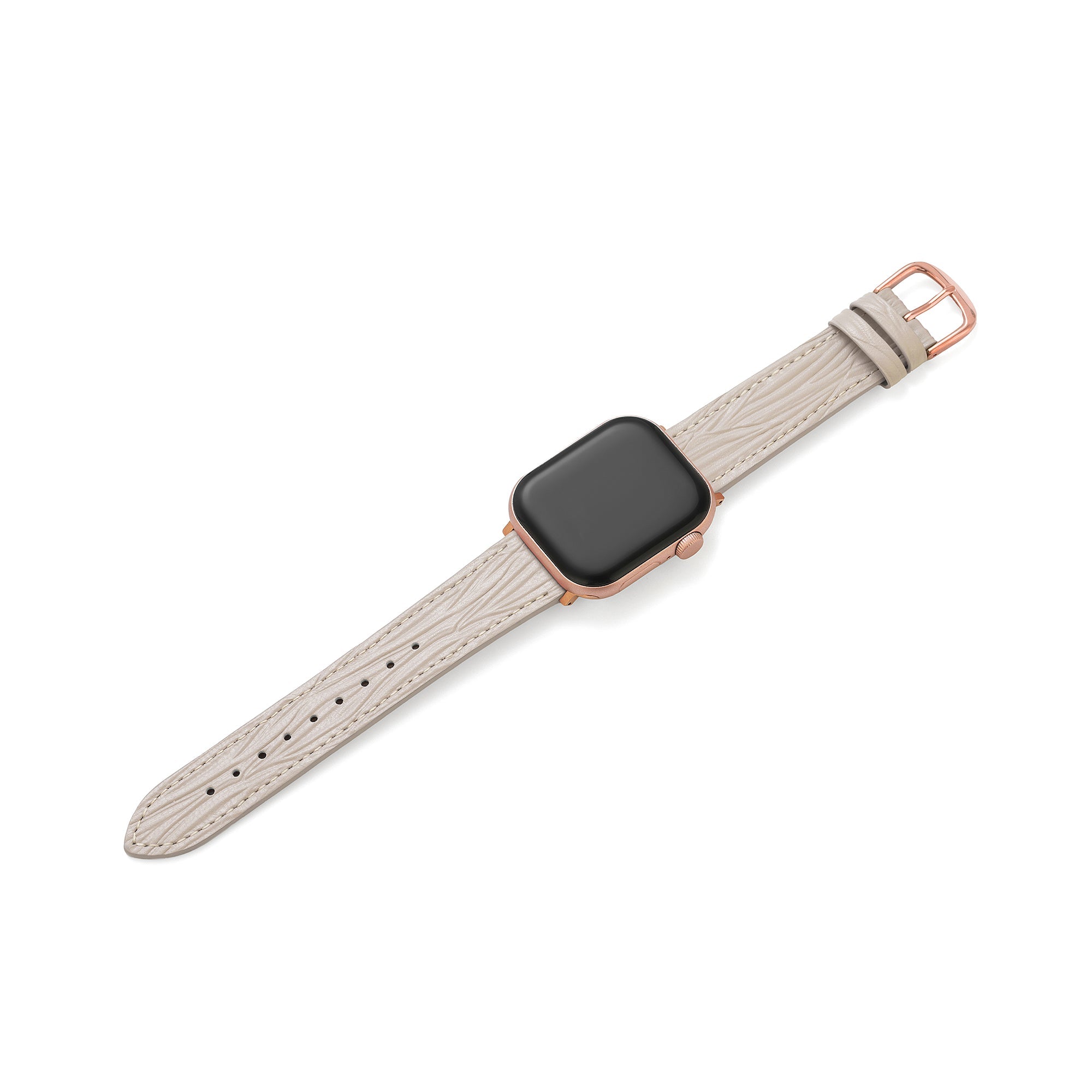 Grainy Leather Watch Band for Apple Watch