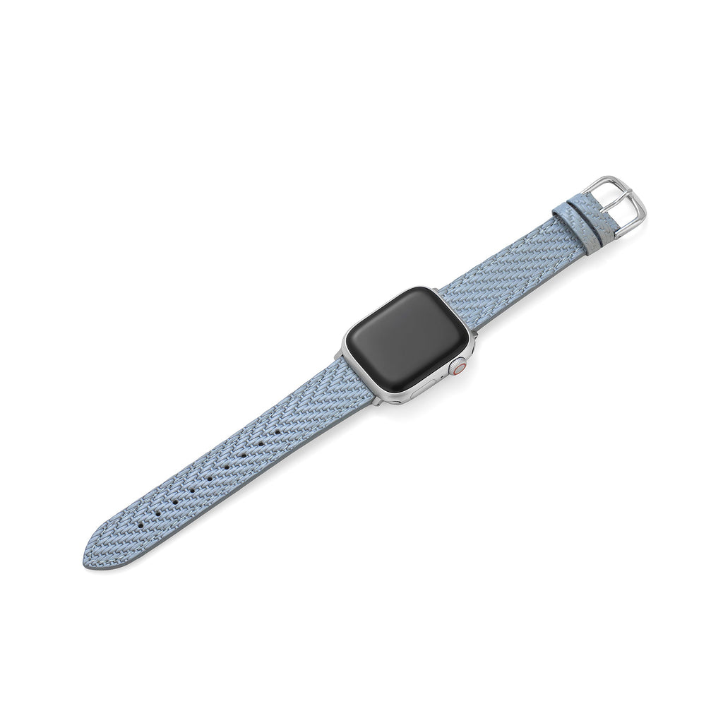Textured Leather Watch Band for Apple Watch