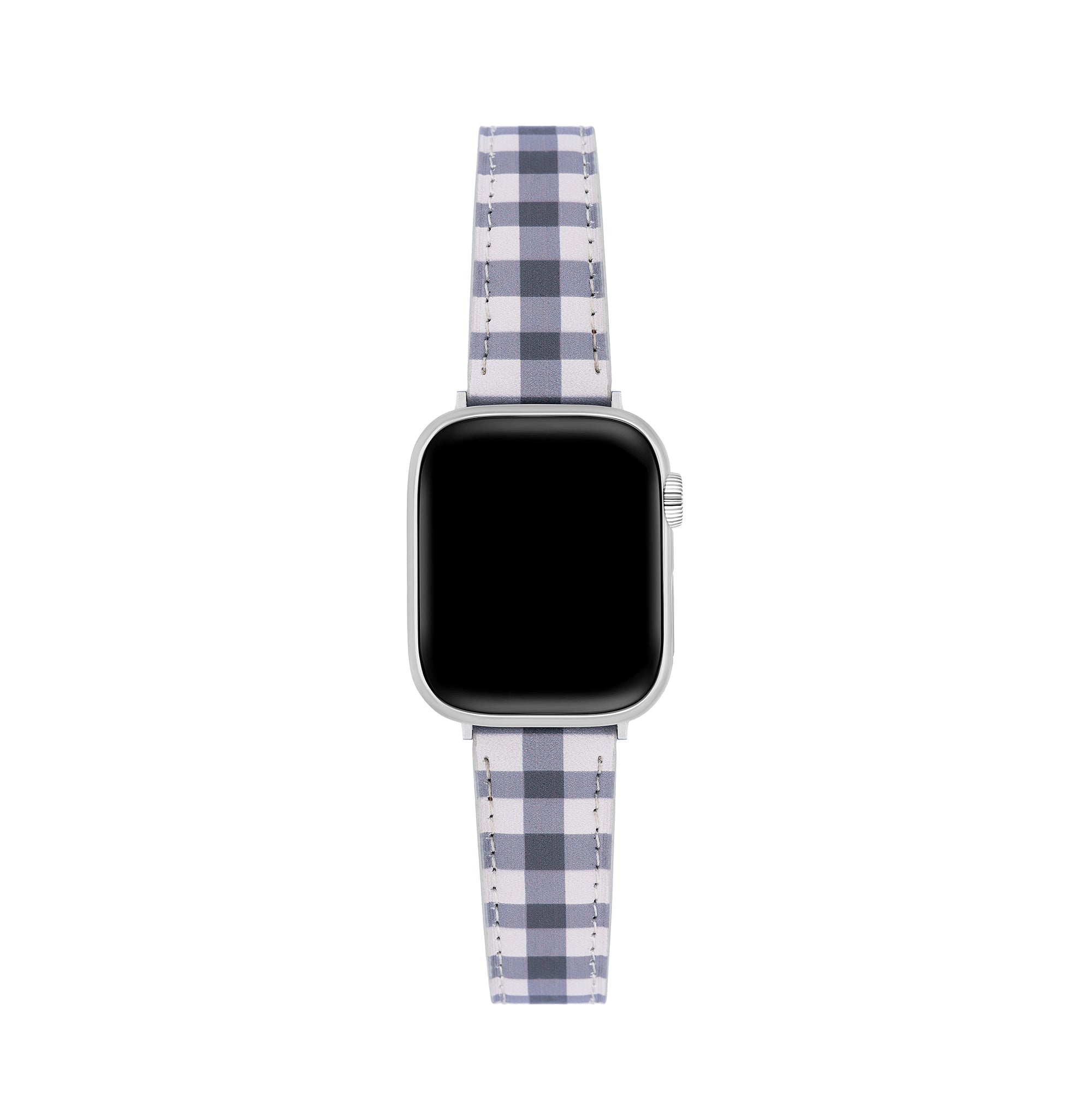 Checker Leather Watch Band for Apple Watch