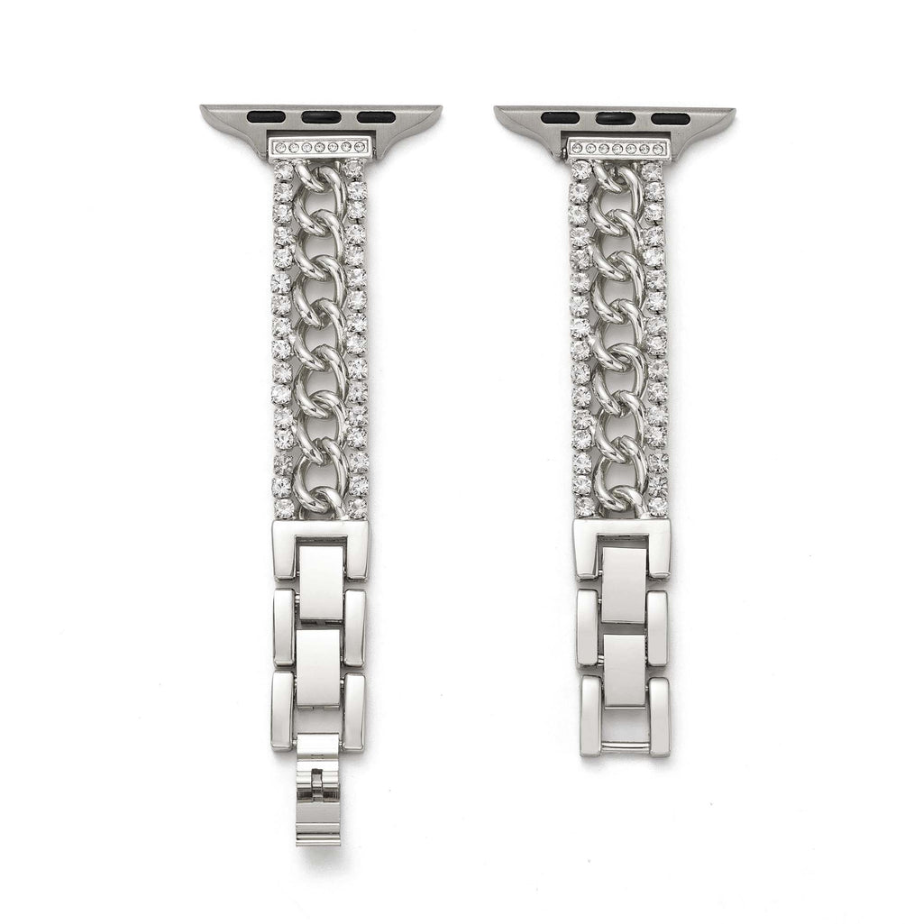 Shimmering Chain Metal Watch Band
