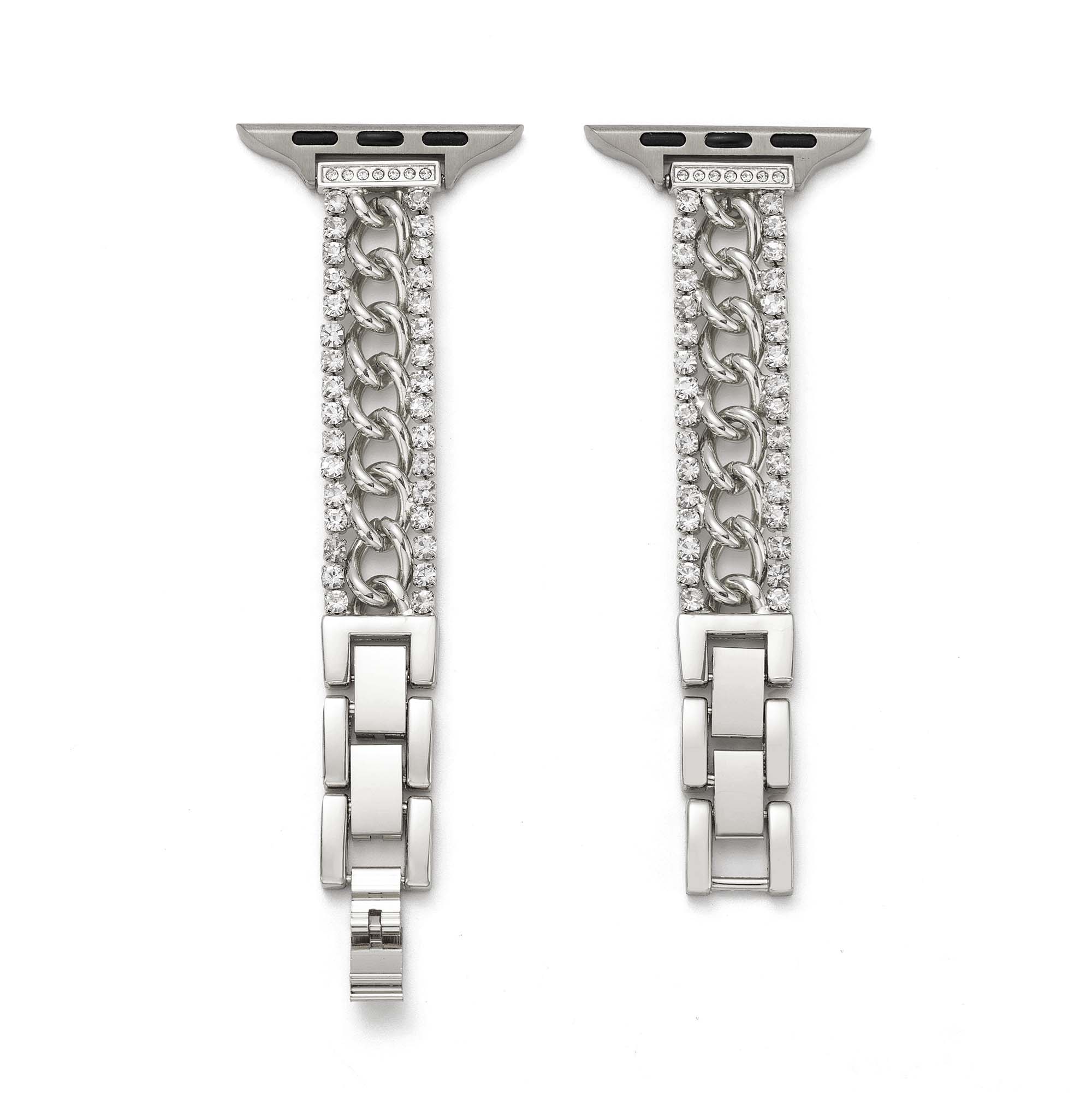 Shimmering Chain Metal Watch Band