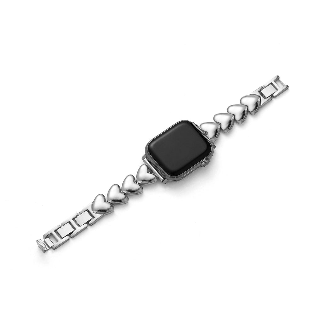 Polished Love Metal Watch Band for Apple Watch