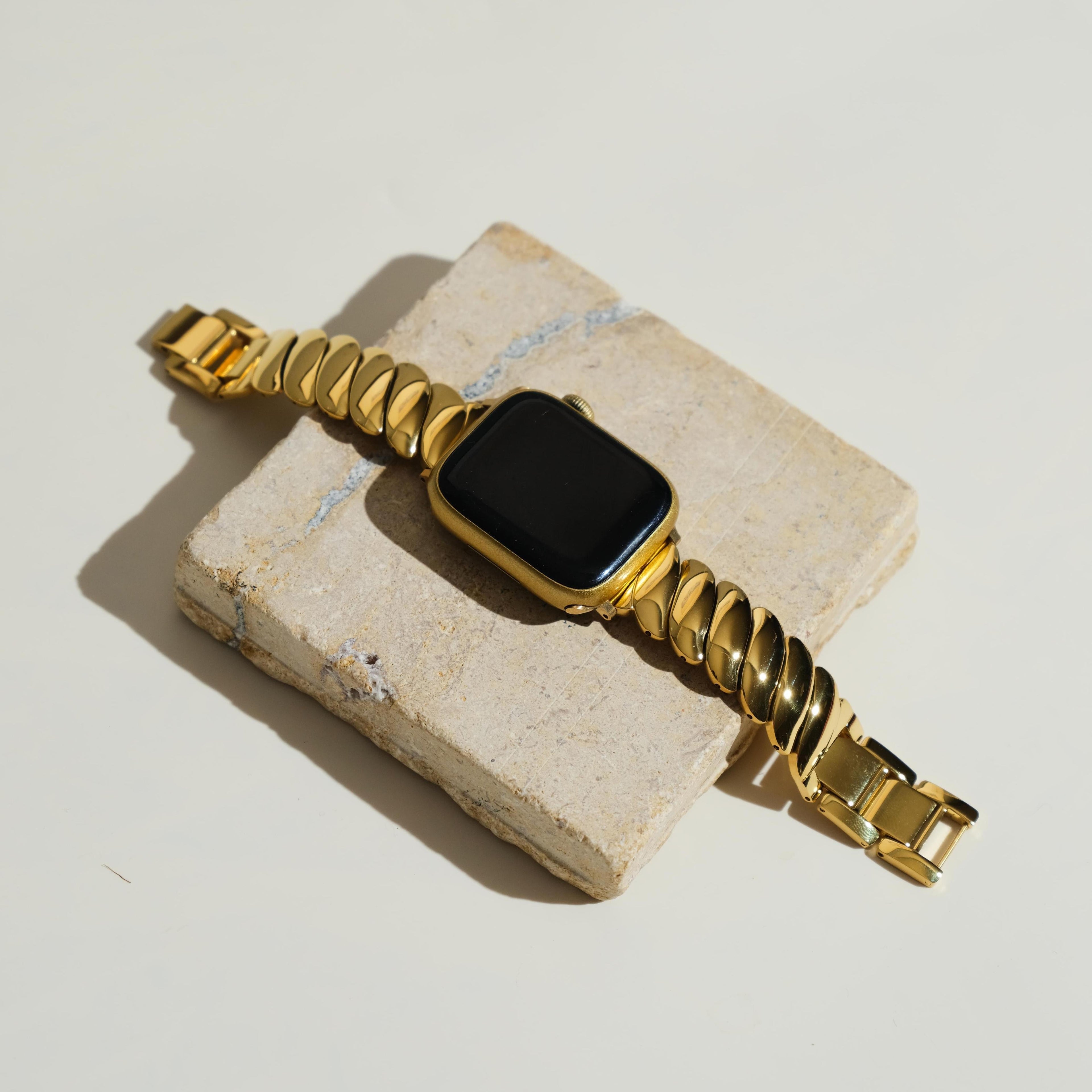 Wavy Stainless Steel Watch Band for Apple Watch