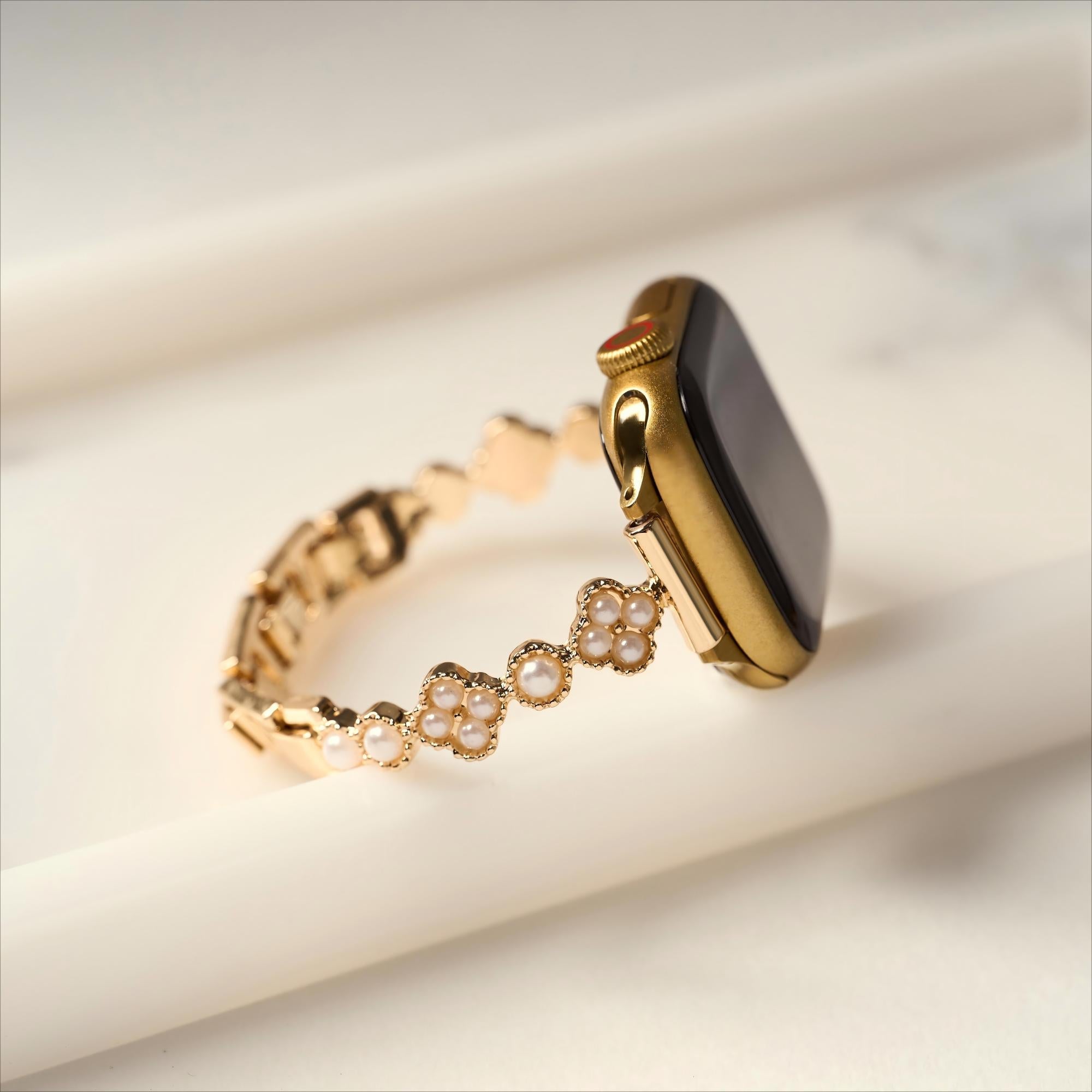 Pearl Floral Watch Band for Apple Watch