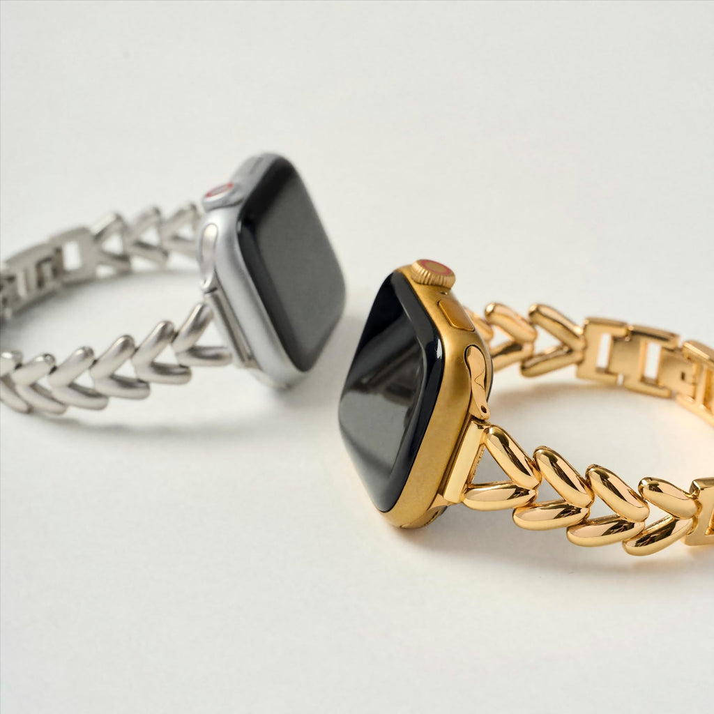 V-Shaped Metal Watch Band for Apple Watch