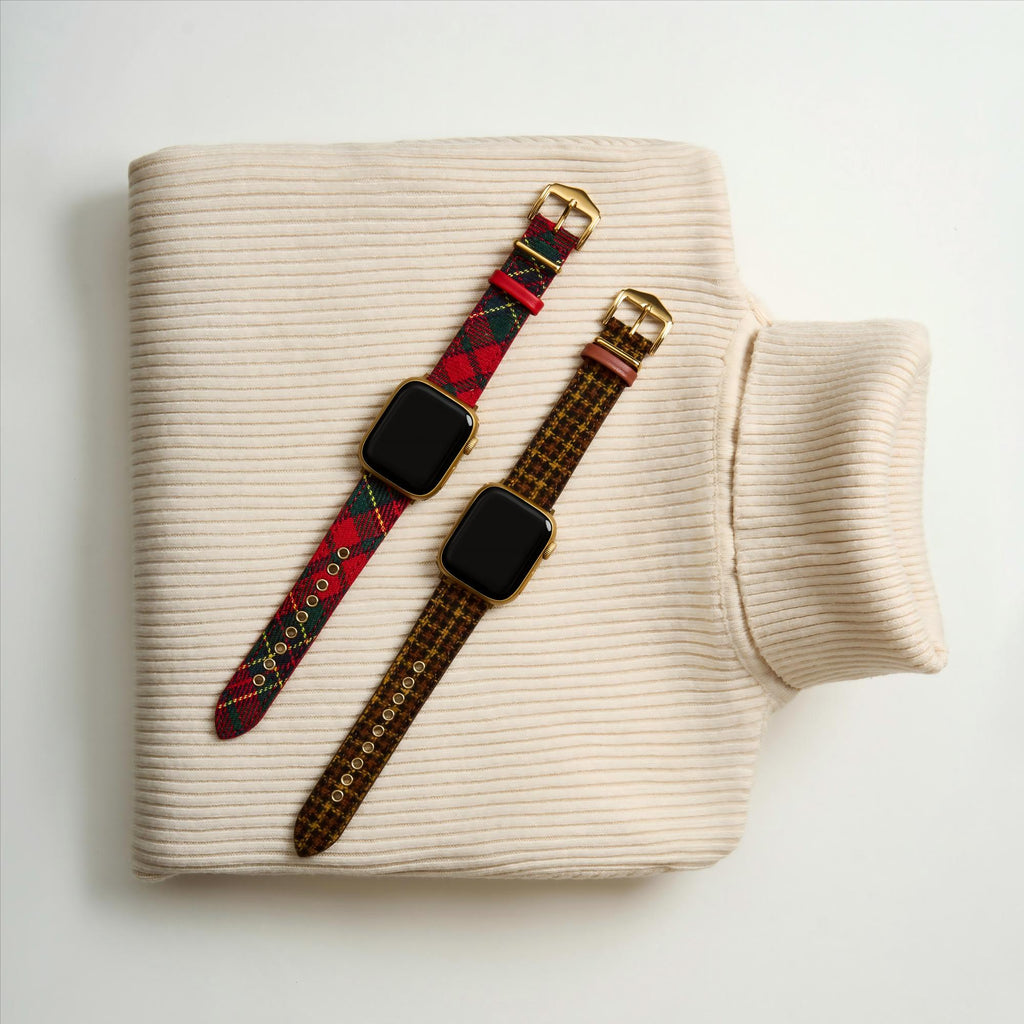 Festive Tartan Watch Band for Apple Watch