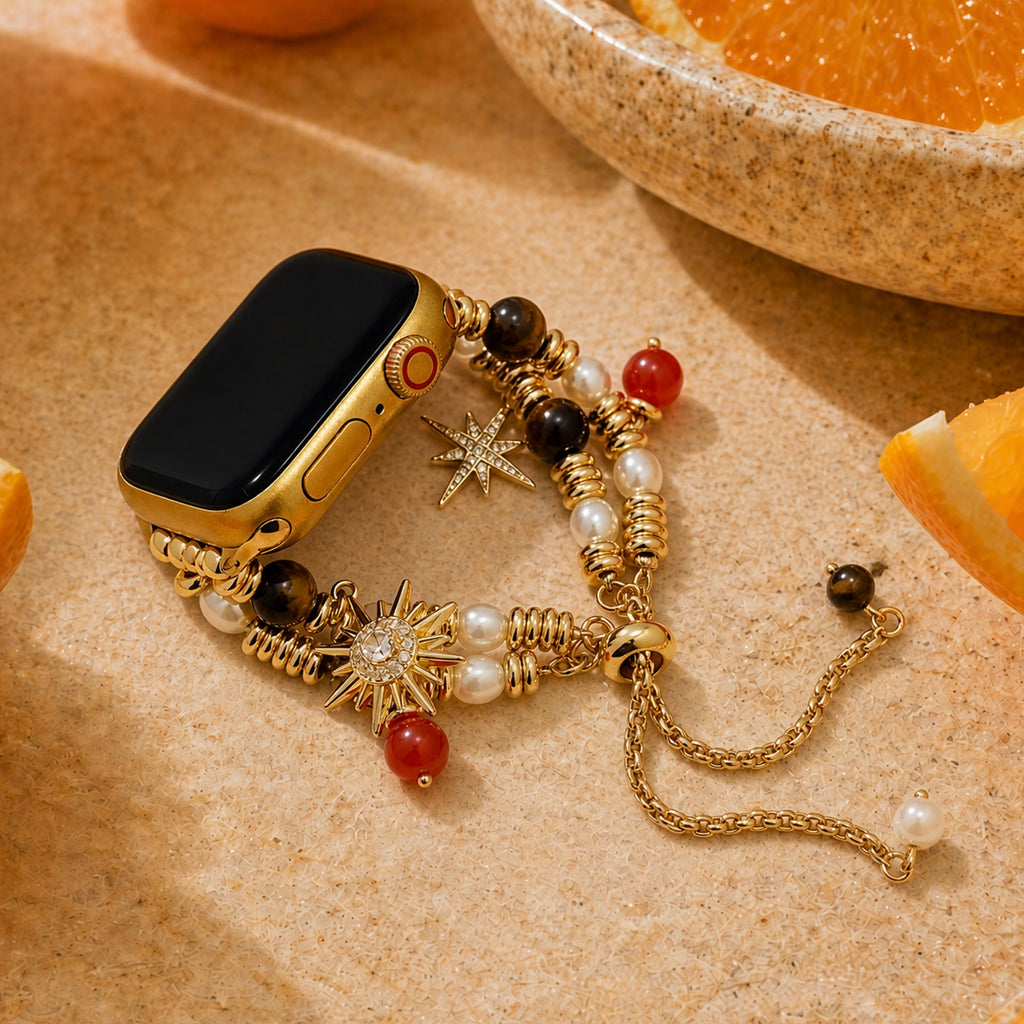 Stellar Charm Beaded Band for Apple Watch