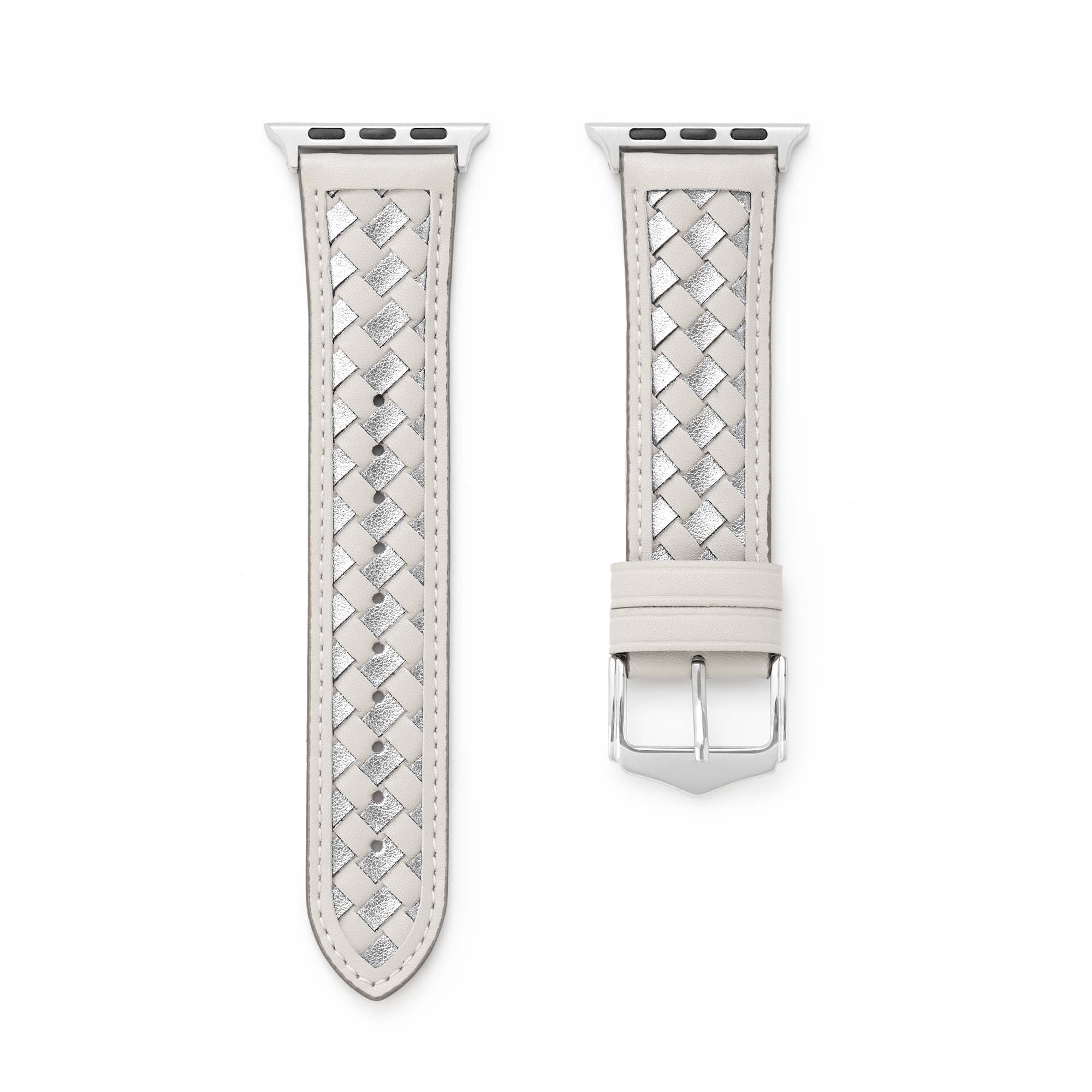 Braided Leather Watch Band for Apple Watch