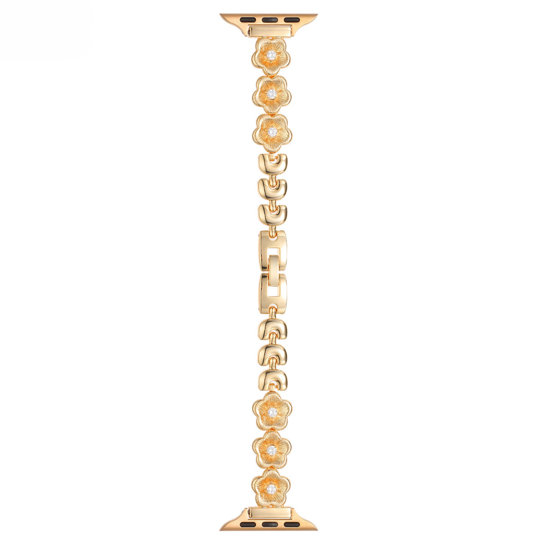 Floral Copper Watch Band for Apple Watch