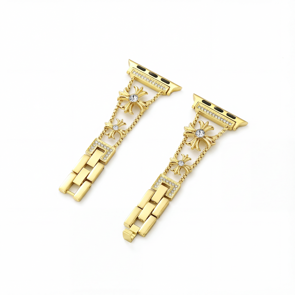 Rhinestone Cross Watch Band for Apple Watch