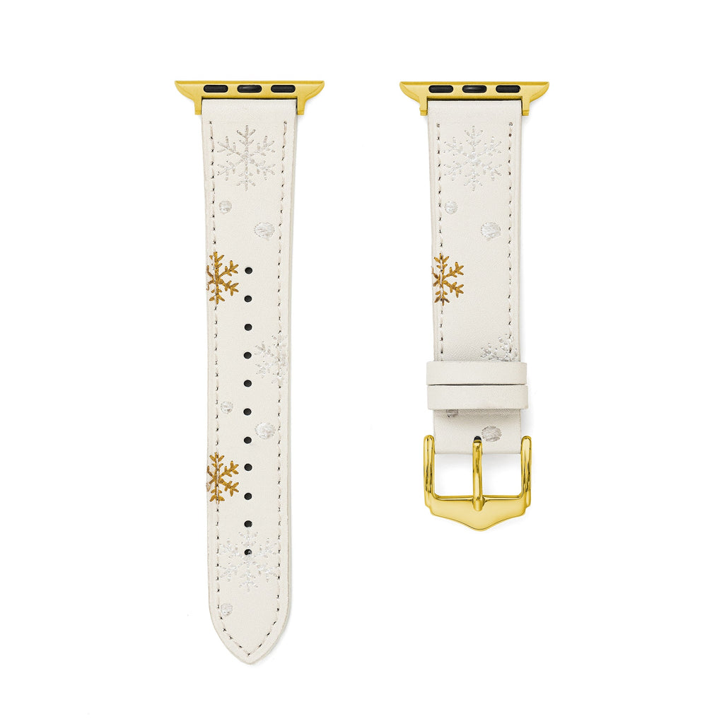 Christmas Snowflake Embroidered Watch Band for Apple Watch