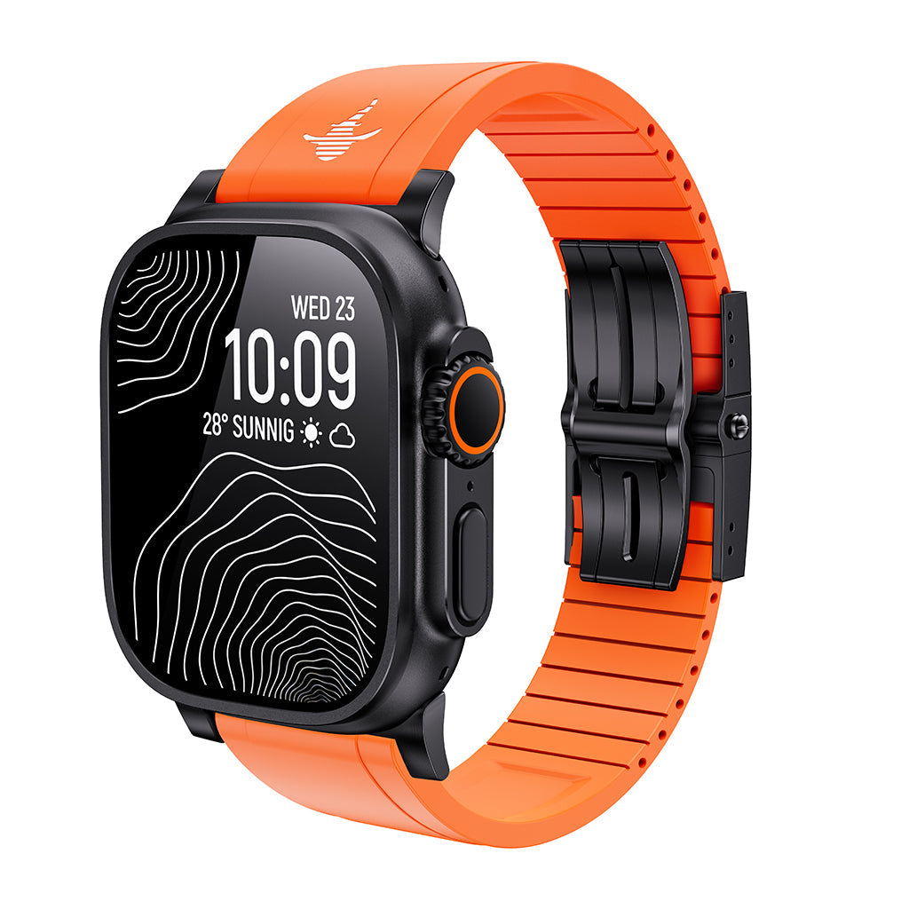 The Shark ¡ª Fine Watchmaking Grade FKM Apple Watch Band