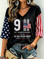 Women's 9/11 Memorial Graphic Top