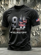 Men's Retro Print Short-Sleeve T-Shirt