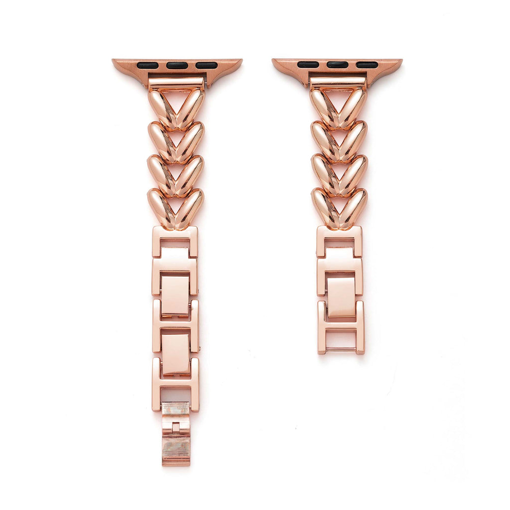 V-Shaped Metal Watch Band for Apple Watch