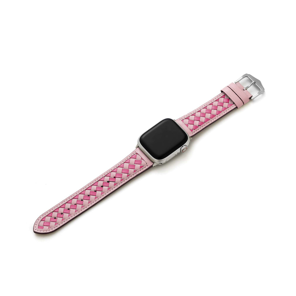 Braided Leather Watch Band for Apple Watch
