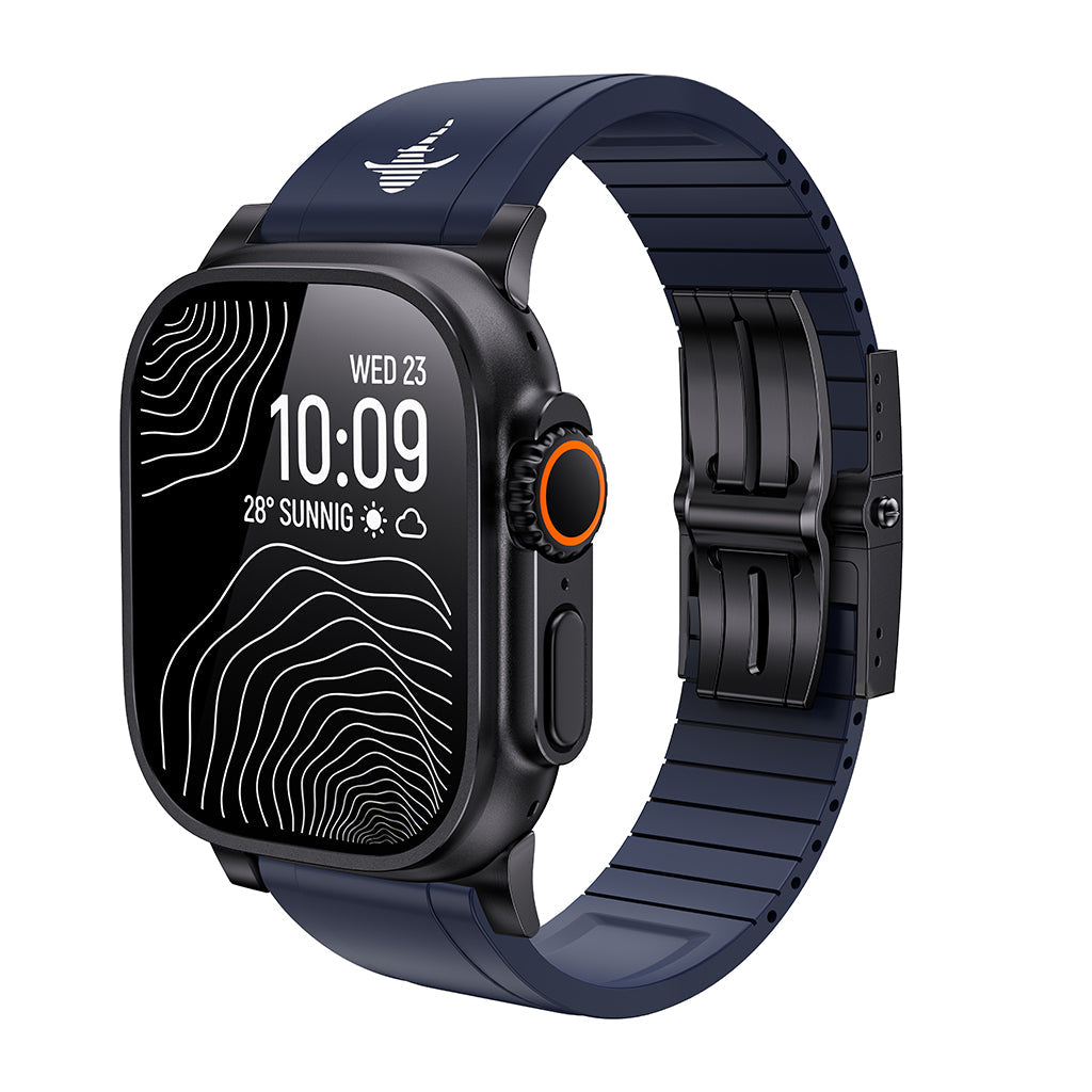 The Shark ¡ª Fine Watchmaking Grade FKM Apple Watch Band