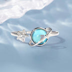 Star and Moon Ring For Daughter