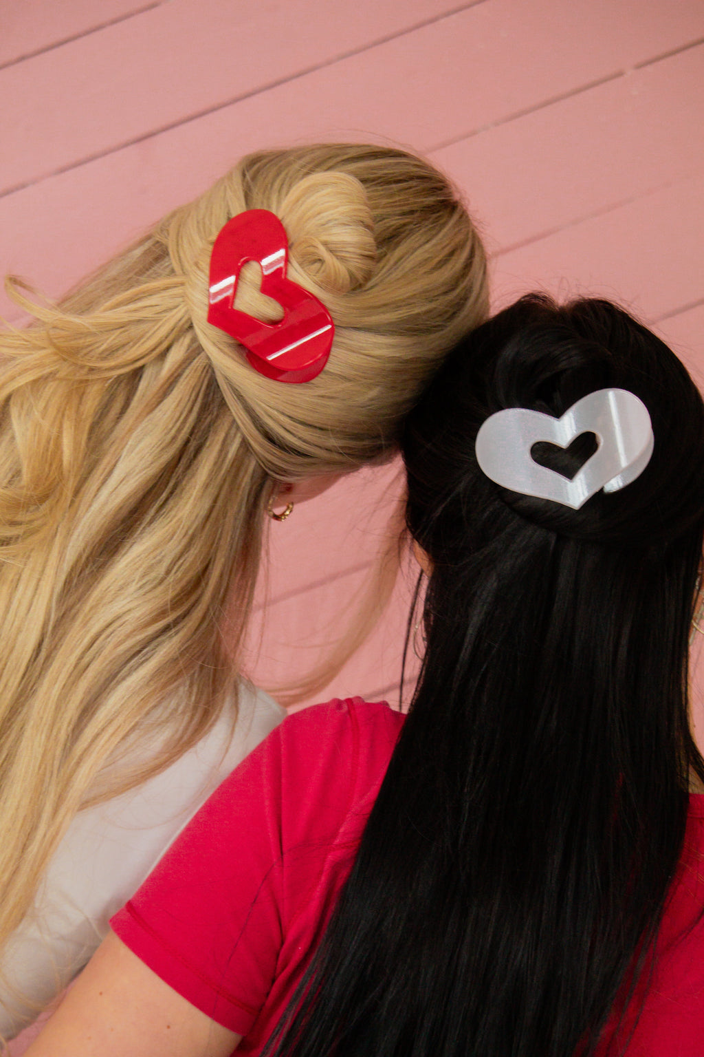 Flat Heart Claw Clip