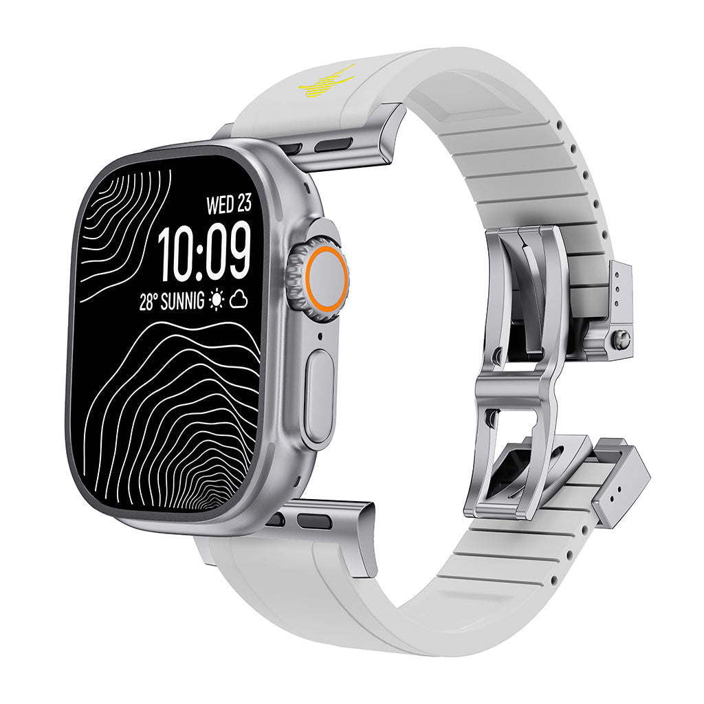 The Shark ¡ª Fine Watchmaking Grade FKM Apple Watch Band