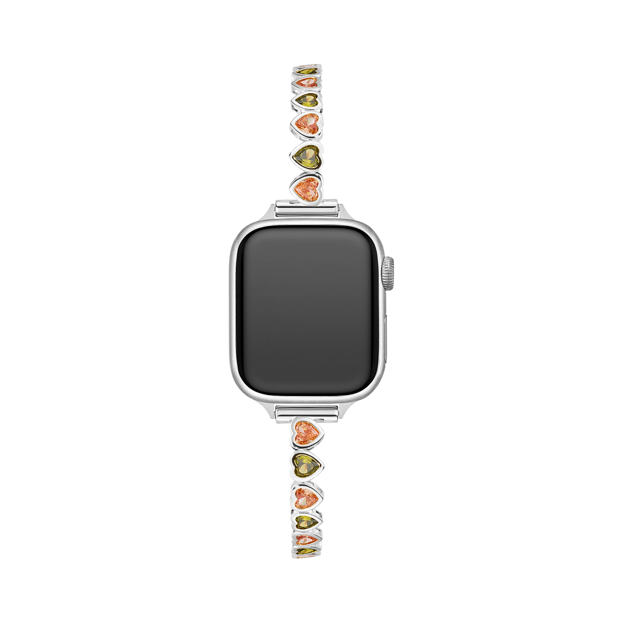 Rainbow Love 14k Gold / Platinum Plated Watch Band for Apple Watch