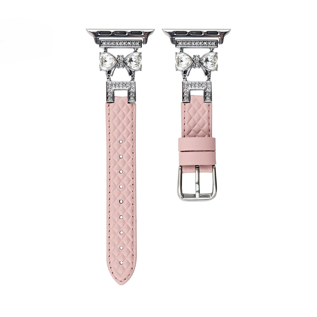 Bowknot Leather Watch Band for Apple Watch