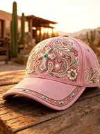 Unisex Western Retro Print Hats