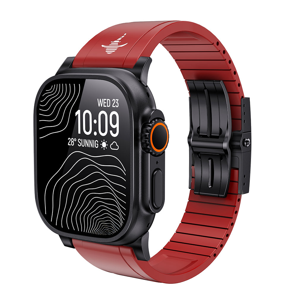 The Shark ¡ª Fine Watchmaking Grade FKM Apple Watch Band