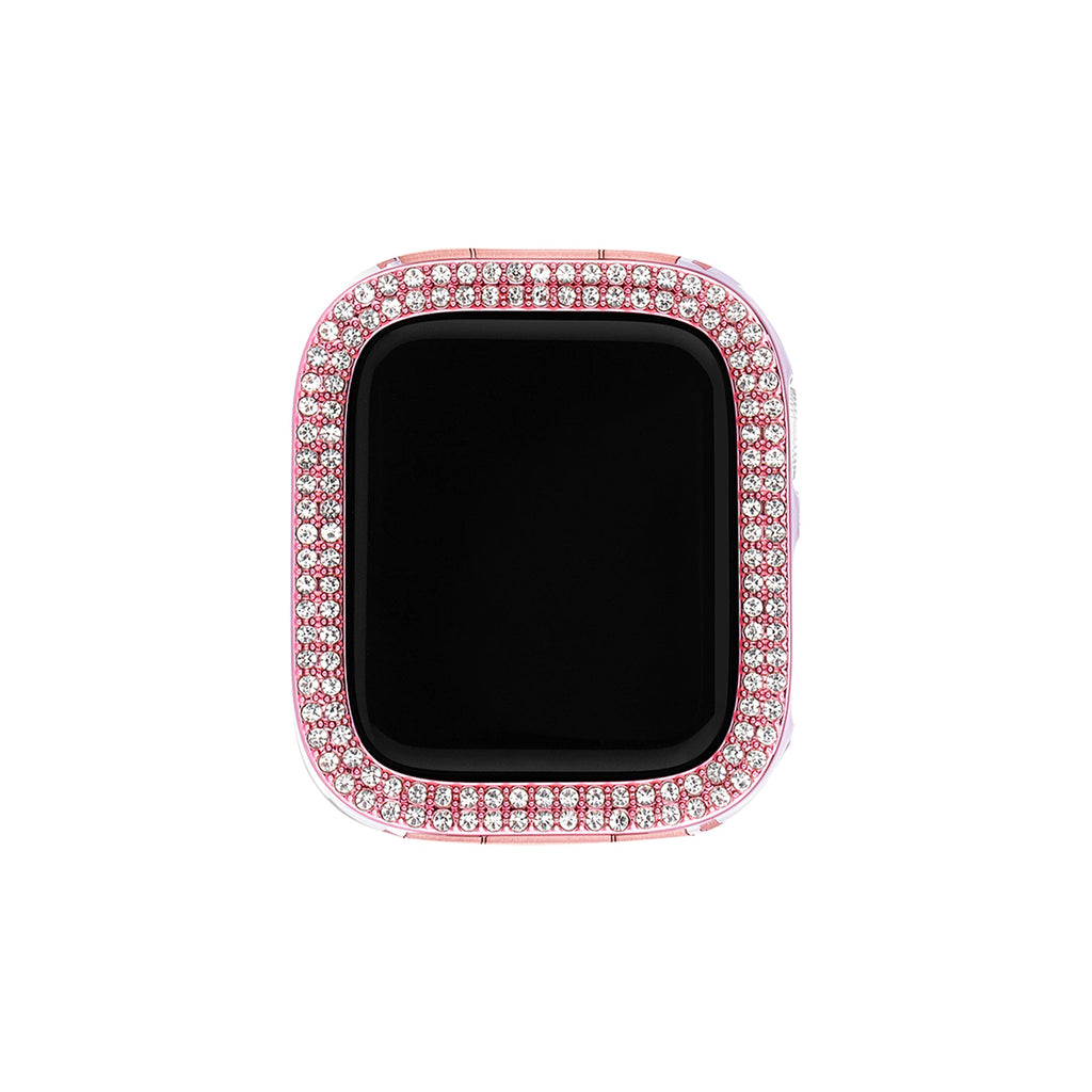 Shiny Rhinestones Half-Wrapped Apple Watch Case