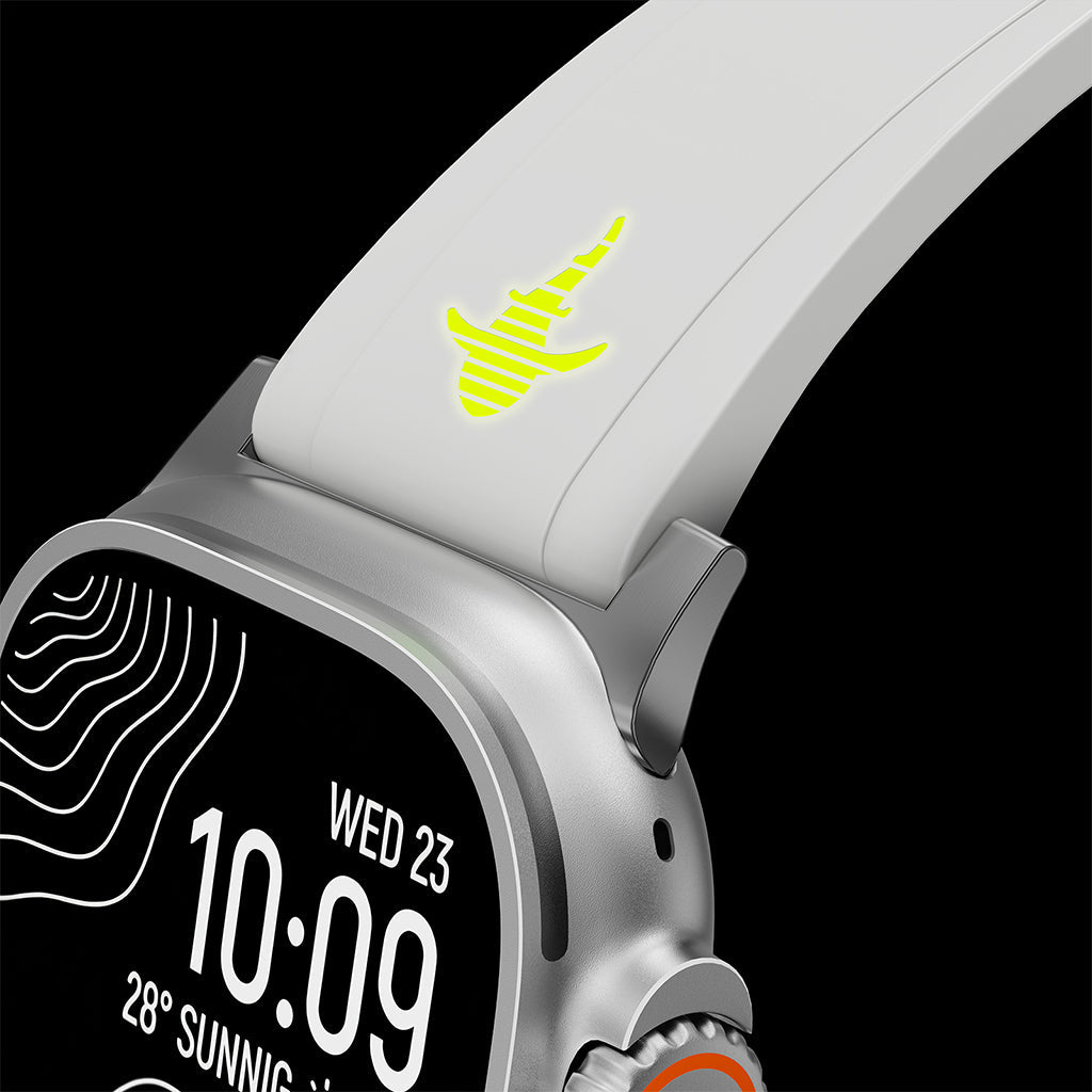 The Shark ¡ª Fine Watchmaking Grade FKM Apple Watch Band