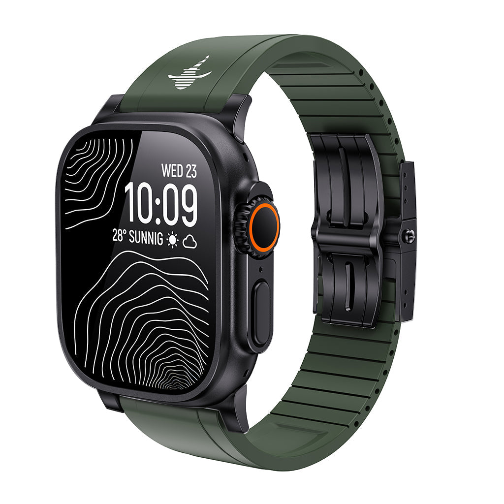 The Shark ¡ª Fine Watchmaking Grade FKM Apple Watch Band