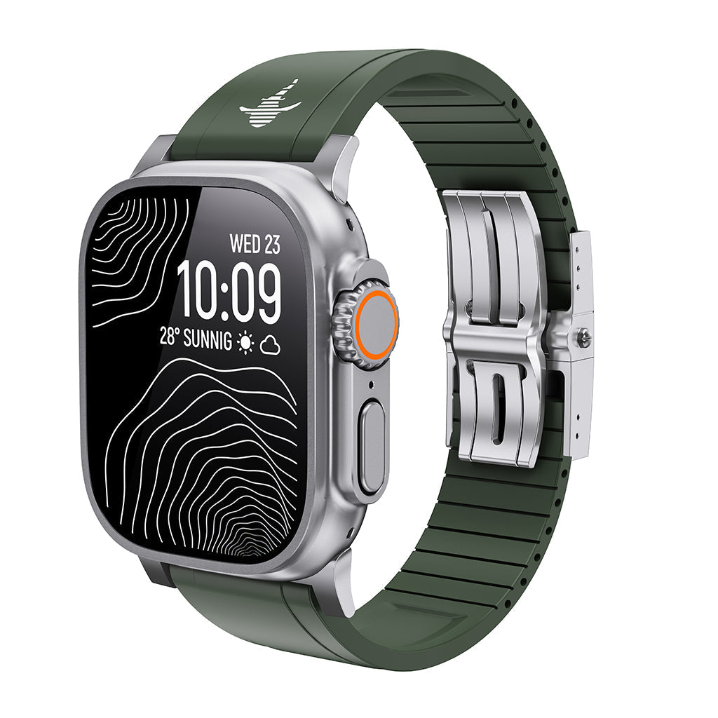 The Shark ¡ª Fine Watchmaking Grade FKM Apple Watch Band
