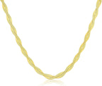 Tewiky Layered Necklaces for Women Non Tarnish- Chunky 14k Gold Plated Herringbone/Snake/Rope/Box/Cuban Link Chain for Women Waterproof Layering Stack Choker Necklace Trendy Dainty Tarnish Free Jewelry Set