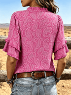 Women'S Casual Printed Shirt